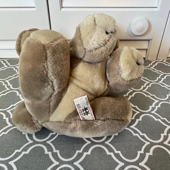 Ganz Vintage Wrinkles 1981 Dog Plush Toy Stuffed Animal Medium Brown 10" Puppy - Picture 6 of 12